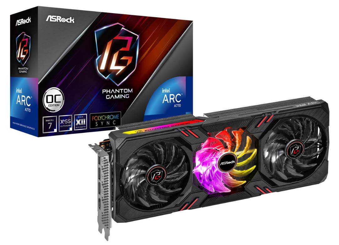 ASRock Phantom Gaming Arc A770 8GB GDDR6 PCI Express 4.0 x16 ATX